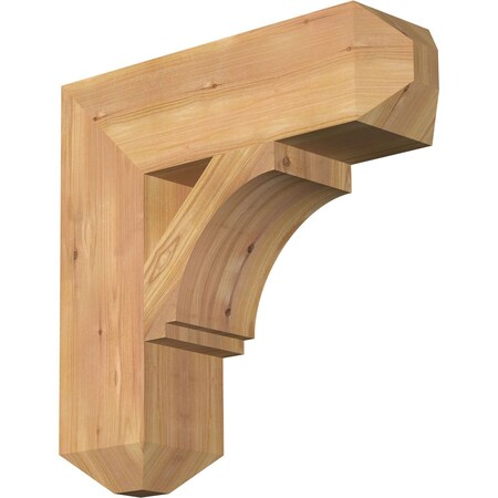 Ekena Millwork Imperial Craftsman Smooth Bracket, Western Red Cedar, 5 1/2"W x 20"D x 20"H BKT06X20X20IMP04SWR